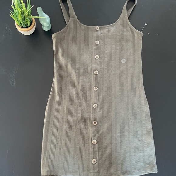 Aeropostale Olive Midi Dress - Picture 2 of 5